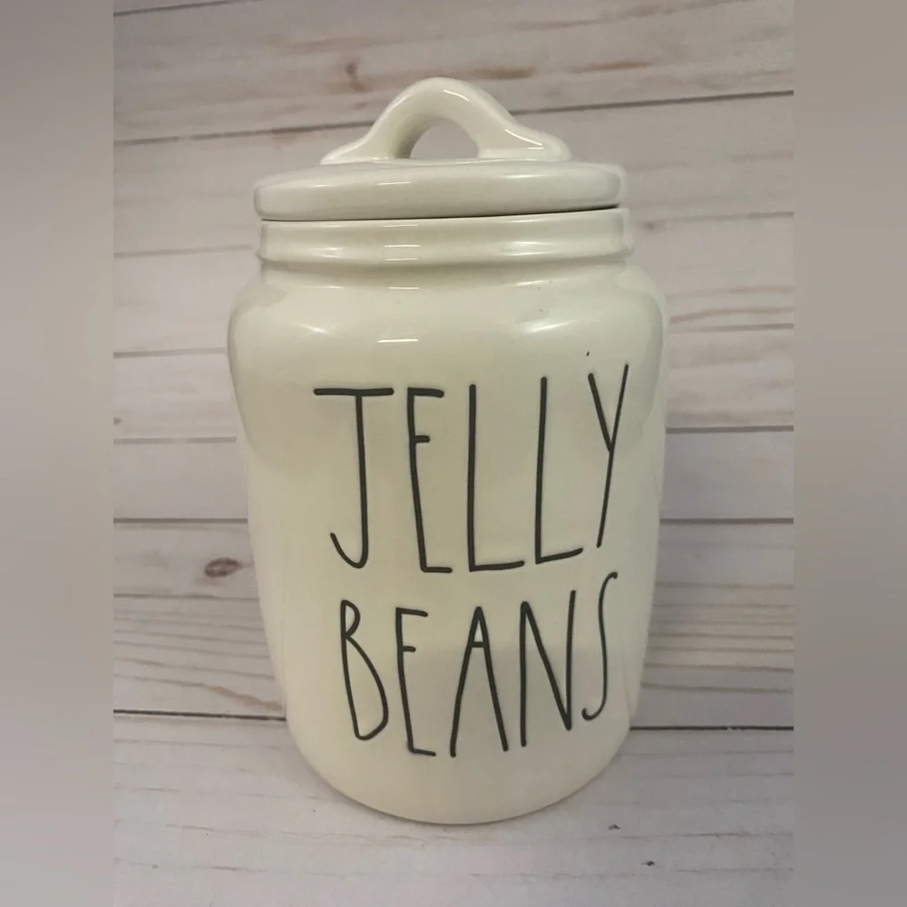 Rae Dunn JELLY BEANS Easter Spring Canister 6”